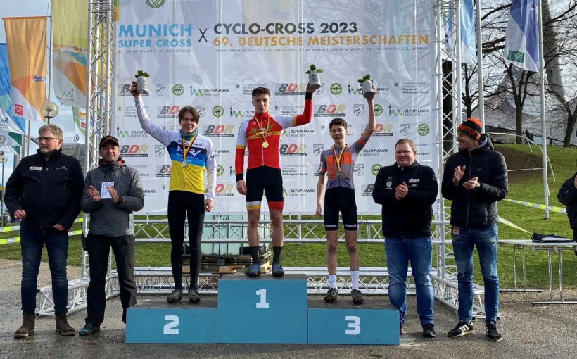 Deutscher Meister“ Cyclo-cross im Olympiapark München